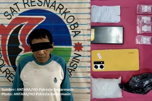 pengedar di banjarmasin ditangkap